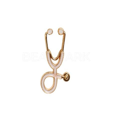 Medical Echometer Enamel Pin JEWB-WH0023-18G-04-1