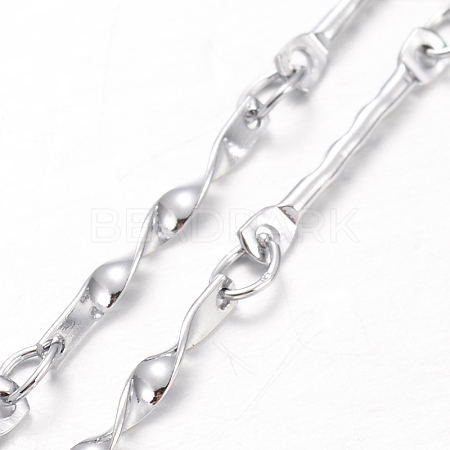 Stainless Steel Necklaces NJEW-O091-04-1