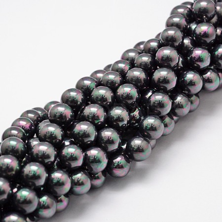 Shell Pearl Bead Strands X-BSHE-L025-05-8mm-1