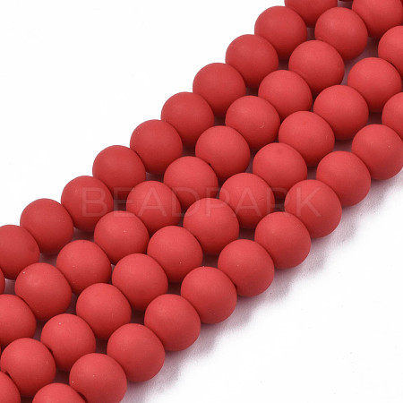 Handmade Polymer Clay Beads Strands CLAY-N008-053-08-1