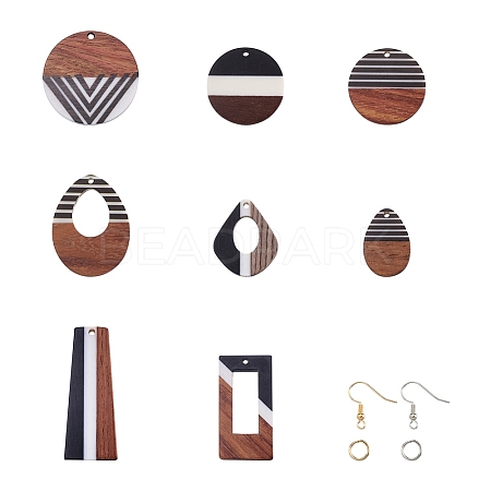 Biyun Dangle Earrings DIY Making Kit DIY-BY0001-17-1