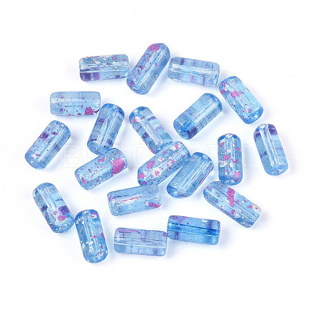 Picasso Transparent Glass Bugle Beads SEED-N010-02I-1
