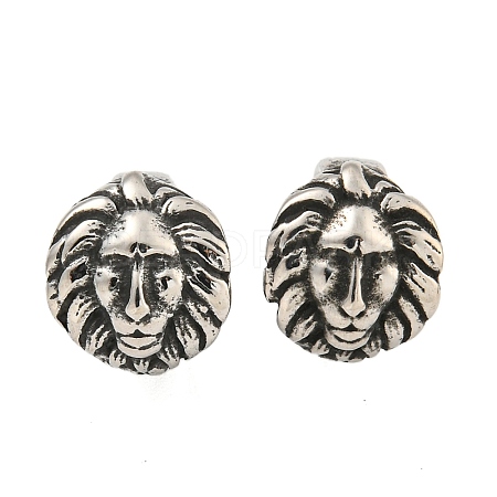 316 Surgical Stainless Steel Large Hole Beads Hand Polished STAS-Q326-05AS-04-1