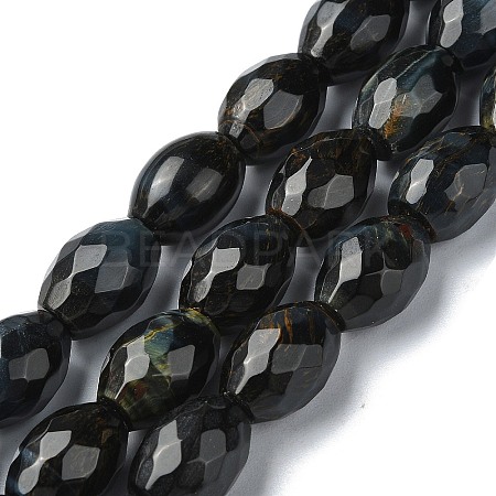 Dyed Natural Tiger Eye Beads Strands G-C135-J01-01-1
