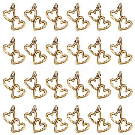 100Pcs Tibetan Style Alloy Pendants TIBEP-PH0001-68-1