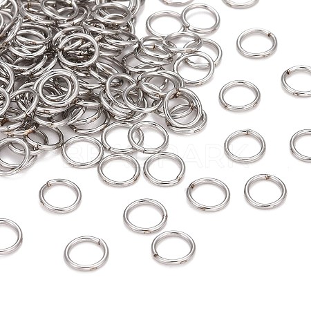 Non-Tarnish 304 Stainless Steel Jump Rings X-STAS-E482-15B-1