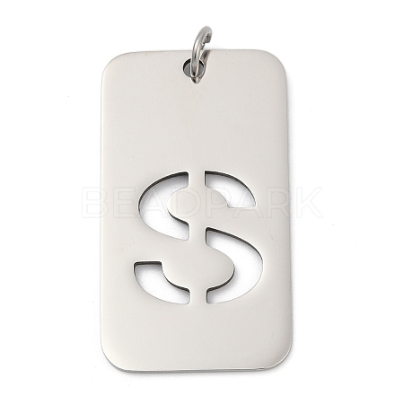 304 Stainless Steel Pendants STAS-M115-01P-S-1