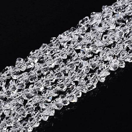 Transparent Glass Beads Strands GLAA-N018-3mm-02-1