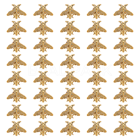 40Pcs Alloy Bees Lapel Pin Backs JEWB-GO0001-21AG-1