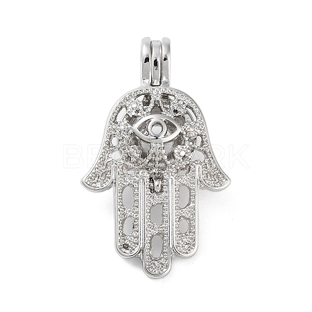 Alloy Bead Cage Pendants FIND-M012-01H-P-1