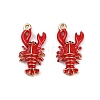 Brass Alloy Pendants X-KK-R226-15G-01-1
