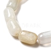Natural White Moonstone Beads Strands G-G980-17-4