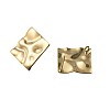 Brass Stud Earring Findings KK-TA0007-13G-3