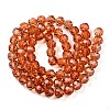 Baking Paint Transparent Glass Beads X1-DGLA-A035-T10mm-A04-3