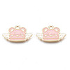Alloy Enamel Pendants PALLOY-N170-034B-NR-1