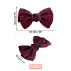 Polyester Bowknot Shoe Decorations AJEW-WH0323-25D-3