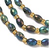 Electroplated Natural Druzy Geode Crystal Beads Strands G-G459-03B-11-3