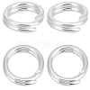 10Pcs 925 Sterling Silver Split Jump Rings STER-BBC0007-85A-1