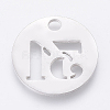 Non-Tarnish 304 Stainless Steel Pendants STAS-F233-31-P-2