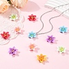 30Pcs 6 Colors Opaque Resin Pendants CRES-YW0002-84-5