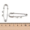 304 Stainless Steel Safety Pins Brooch Findings STAS-K252-05A-P-3