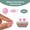 Natural White Jade Cabochons G-R416-10mm-04-3