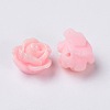 Rose Flower Opaque Resin Beads X-CRES-B1029-A02-2