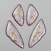 Transparent Resin Pendants RESI-TAC0004-24D-1
