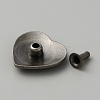 Zinc Alloy Coin Collision Rivets FIND-WH0110-629-2