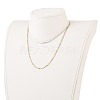 304 Stainless Steel Enamel Link Chain Bracelets & Necklaces Jewelry Sets SJEW-JS01137-6