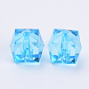 Transparent Acrylic Beads TACR-Q259-10mm-V40-2