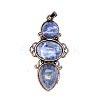 Retro Natural Sodalite Pendants PW-WG7292F-07-1