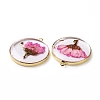 Transparent Clear Epoxy Resin Pendants X-RESI-L036-12G-11-3