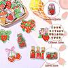 21Pcs 21 Styles Polyester Thread & Non-woven Fabric Iron on Patches DIY-CJ0003-13-3