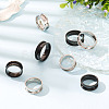 12Pcs 6 Styles 201 Stainless Steel Grooved Finger Ring Settings RJEW-TA0001-04EB-4