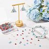320Pcs 8 Style 2-Hole Glass Seed Beads SEED-SC0001-09-4