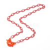 Personalized ABS Plastic Cable Chain Necklaces NJEW-JN03476-2
