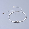 Nylon Thread Braided Beads Bracelets BJEW-JB04346-10-1