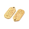Ion Plating(IP) 304 Stainless Steel Pendants STAS-E182-10G-2