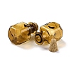 Square Glass Cork Bottles Ornament LS-GLAA-D002-04G-2