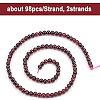 Olycraft Natural Garnet Beads Strands G-OC0001-25-4mm-3