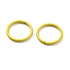 Spray Painted Iron Open Jump Rings IFIN-F149-B13-2