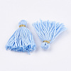 Polycotton(Polyester Cotton) Tassel Pendant Decorations X-FIND-S279-06-2
