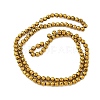 Electroplate Synthetic Non-magnetic Hematite Beads Strands G-A263-B01-03-3