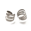 Anti-Tarnish 304 Stainless Steel Ear Cuff Findings STAS-F311-16P-2
