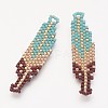 MIYUKI & TOHO Handmade Japanese Seed Beads Links X-SEED-G005-272-9-1