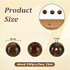 Grade AB Natural Tiger Eye Round Beads Strands G-OC0001-19-2