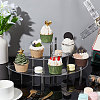 3-Tier Acrylic Semicircle Dessert Display Risers ODIS-WH0329-45-5