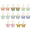 Alloy Enamel Dangle Earrings for Women EJEW-JE05575-1