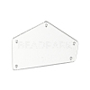 Translucent Acrylic Connector Charms MACR-G065-10A-02-1